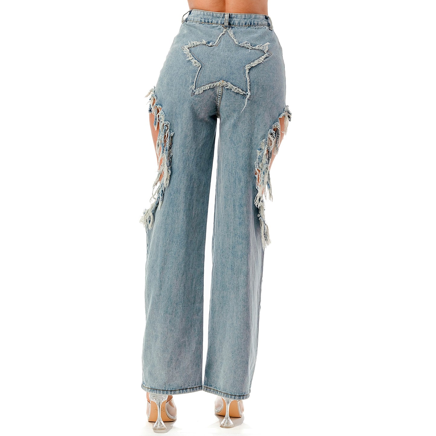 Side Fringe Denim